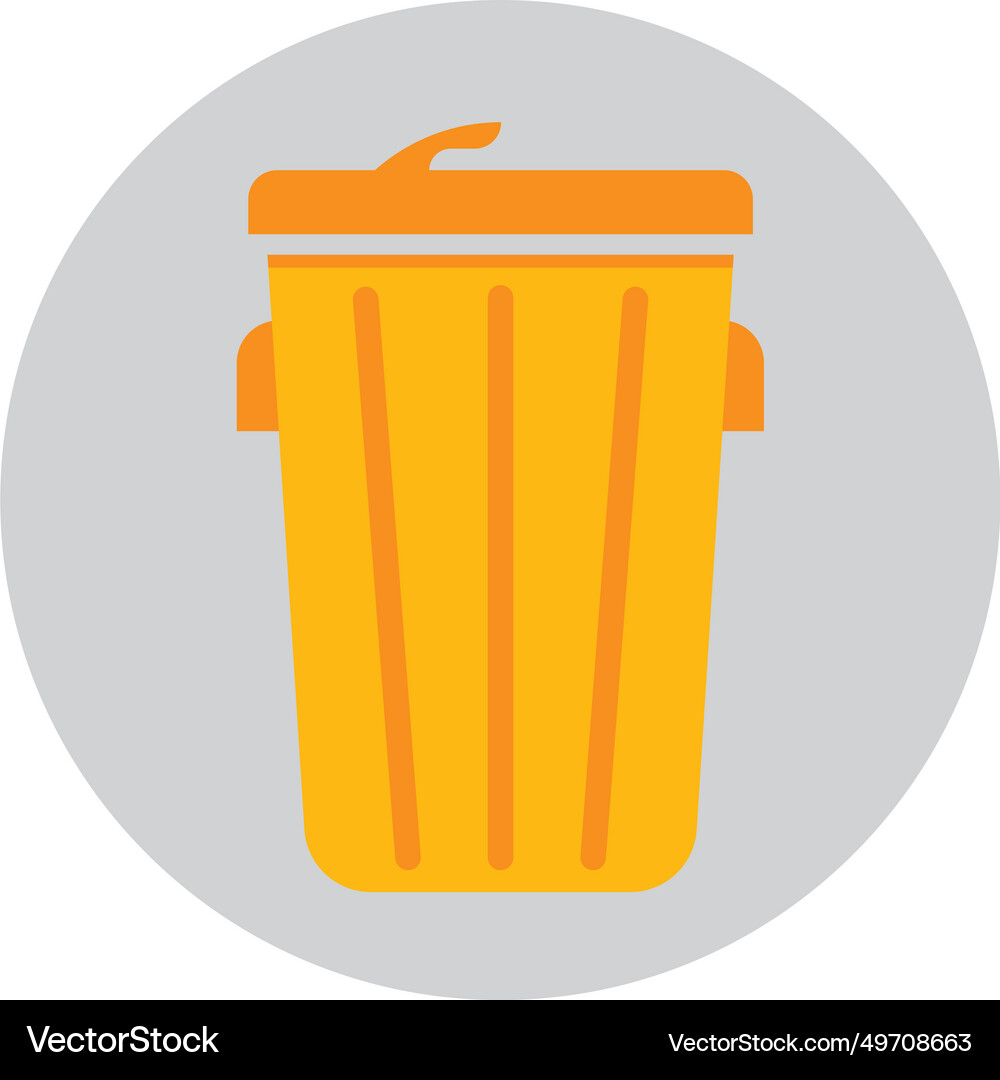 Trash can icon Royalty Free Vector Image - VectorStock