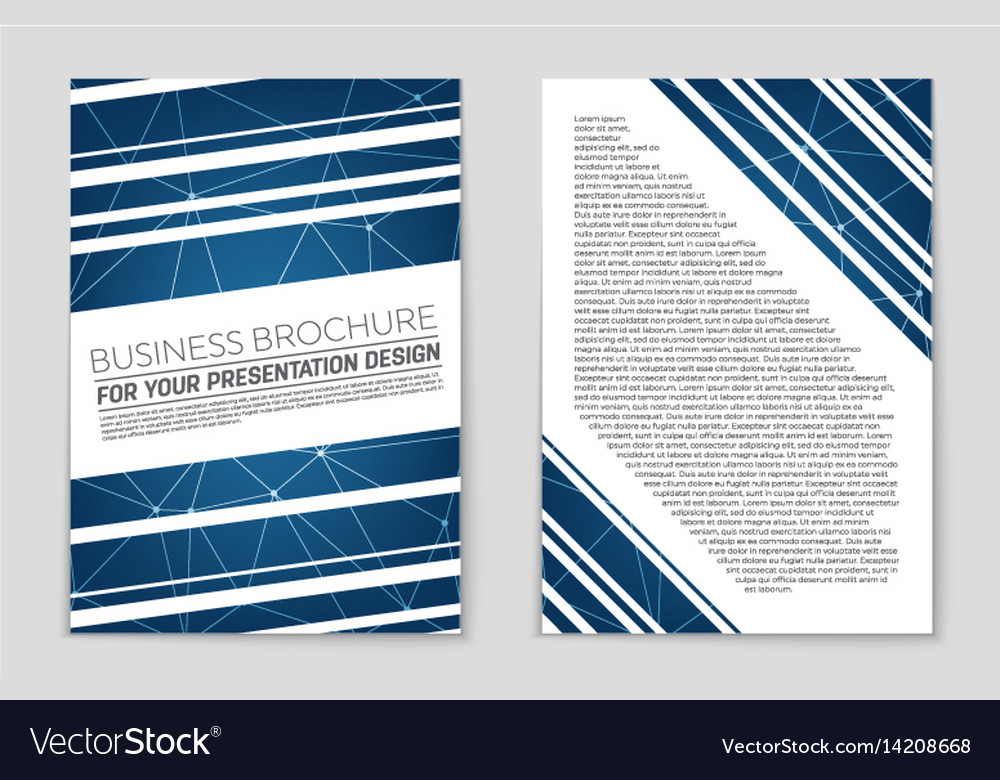 Abstract layout background set for art