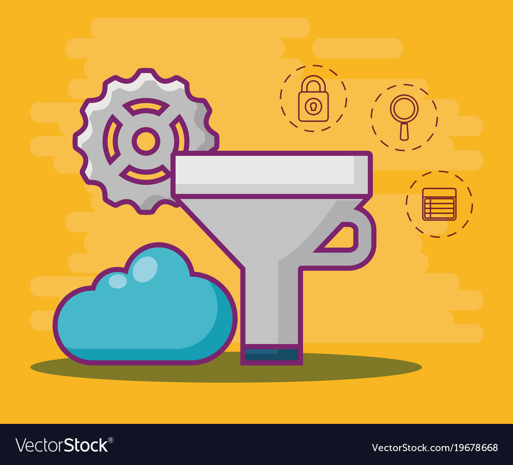 Big data design concept