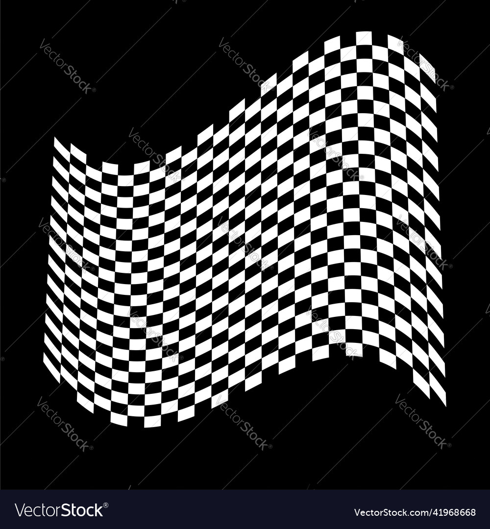 Checkered squared pattern element race racing vector image Checkered squared pattern element race racing
