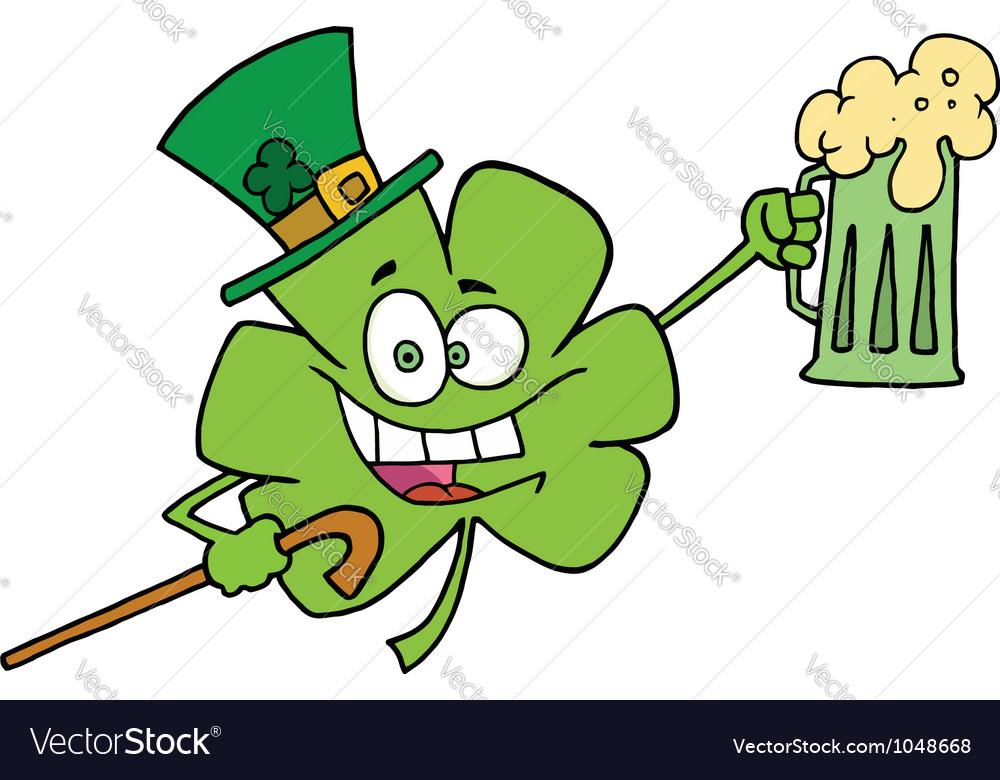 Clover character in a green hat