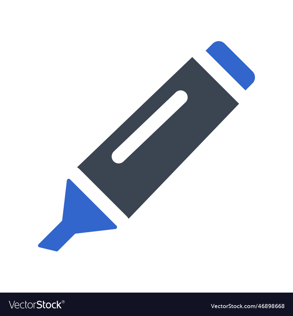 Highlighter marker icon