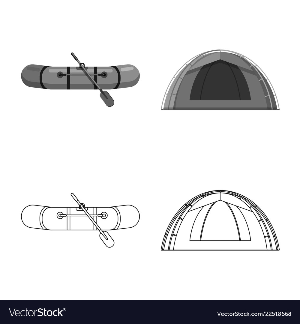 Isolated object of fish and fishing symbol