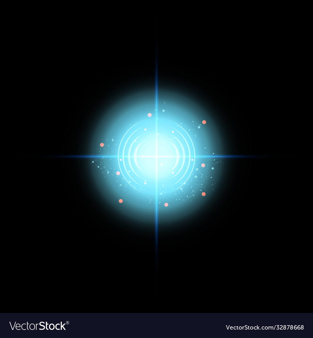Neon Target - Game Interface Element