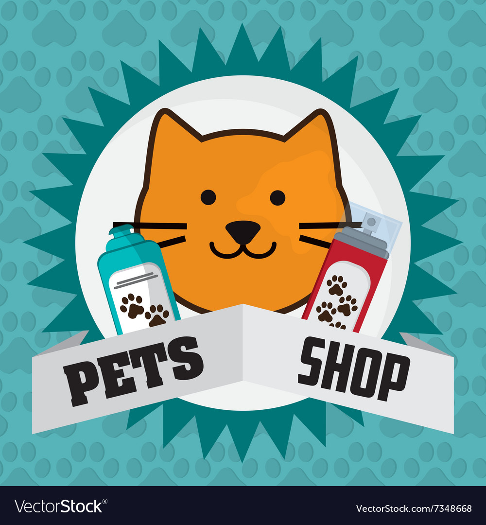 Pet Shop Design Royalty Free Vector Image - Vectorstock