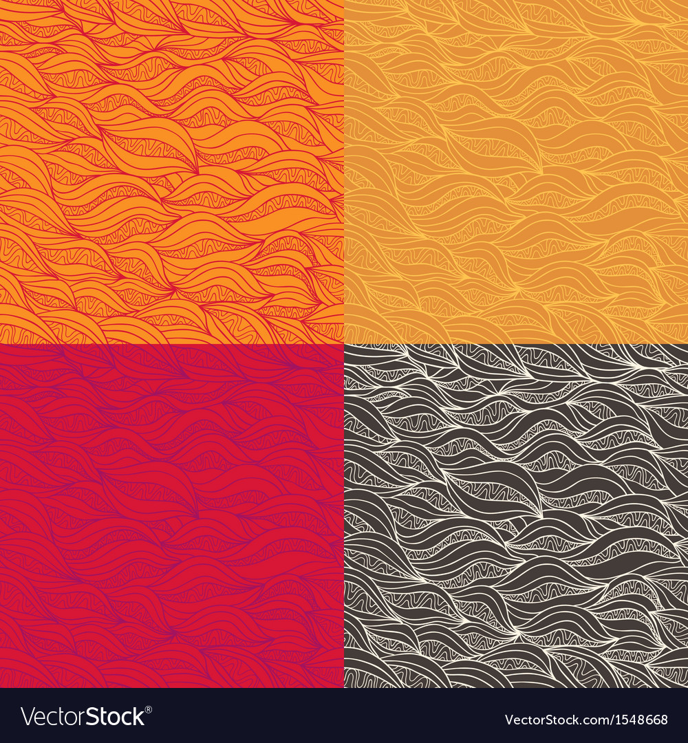 Set of abstract seamless patterns