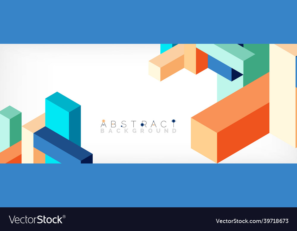 Abstract background 3d cubes cubic elements