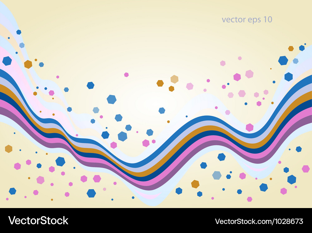 Abstract wavy background Royalty Free Vector Image