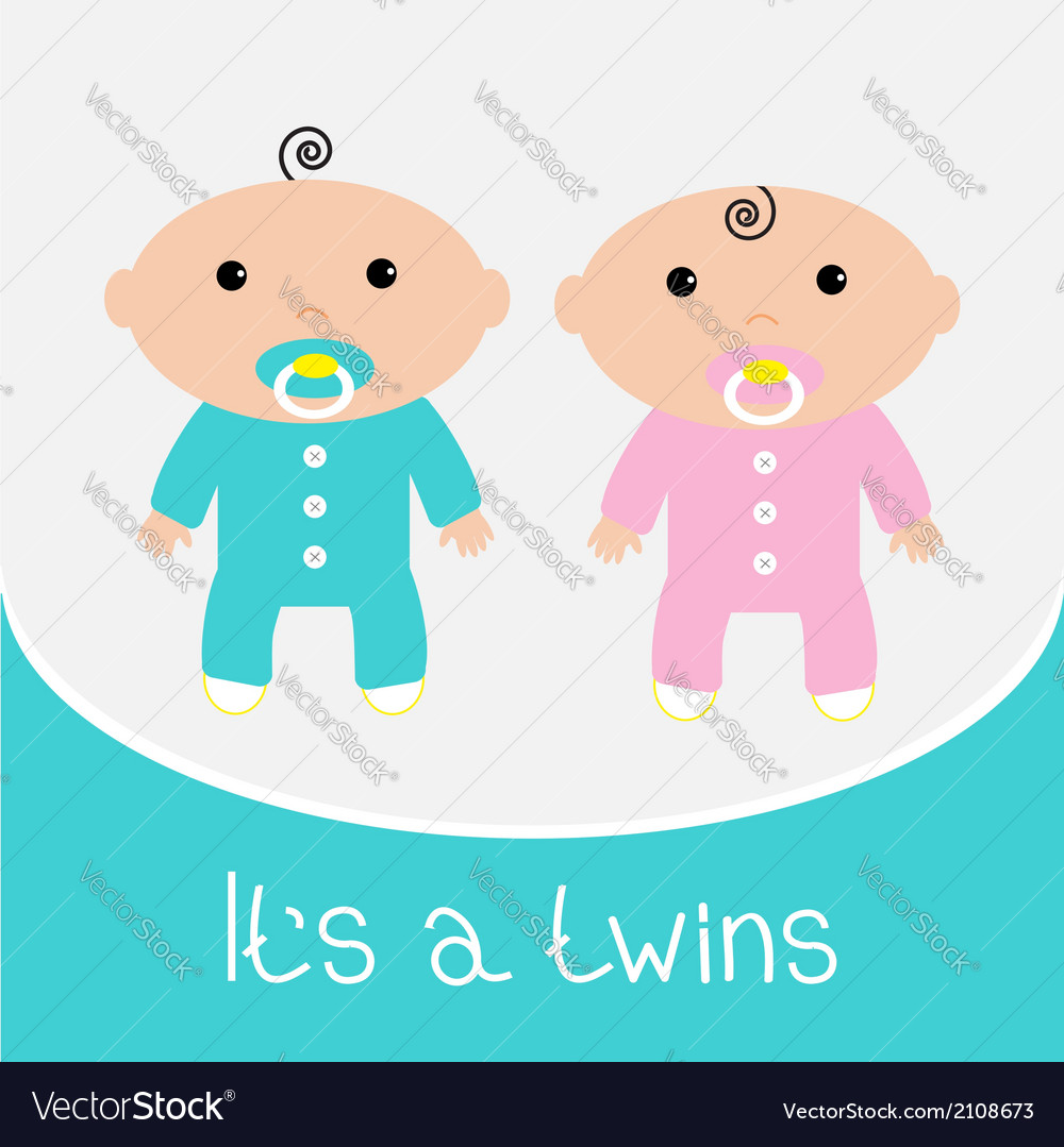 Girl Baby Birth Cards Congratulations It S Twins Boy Greeting Cards Invitations Greeting Cards Party Supply