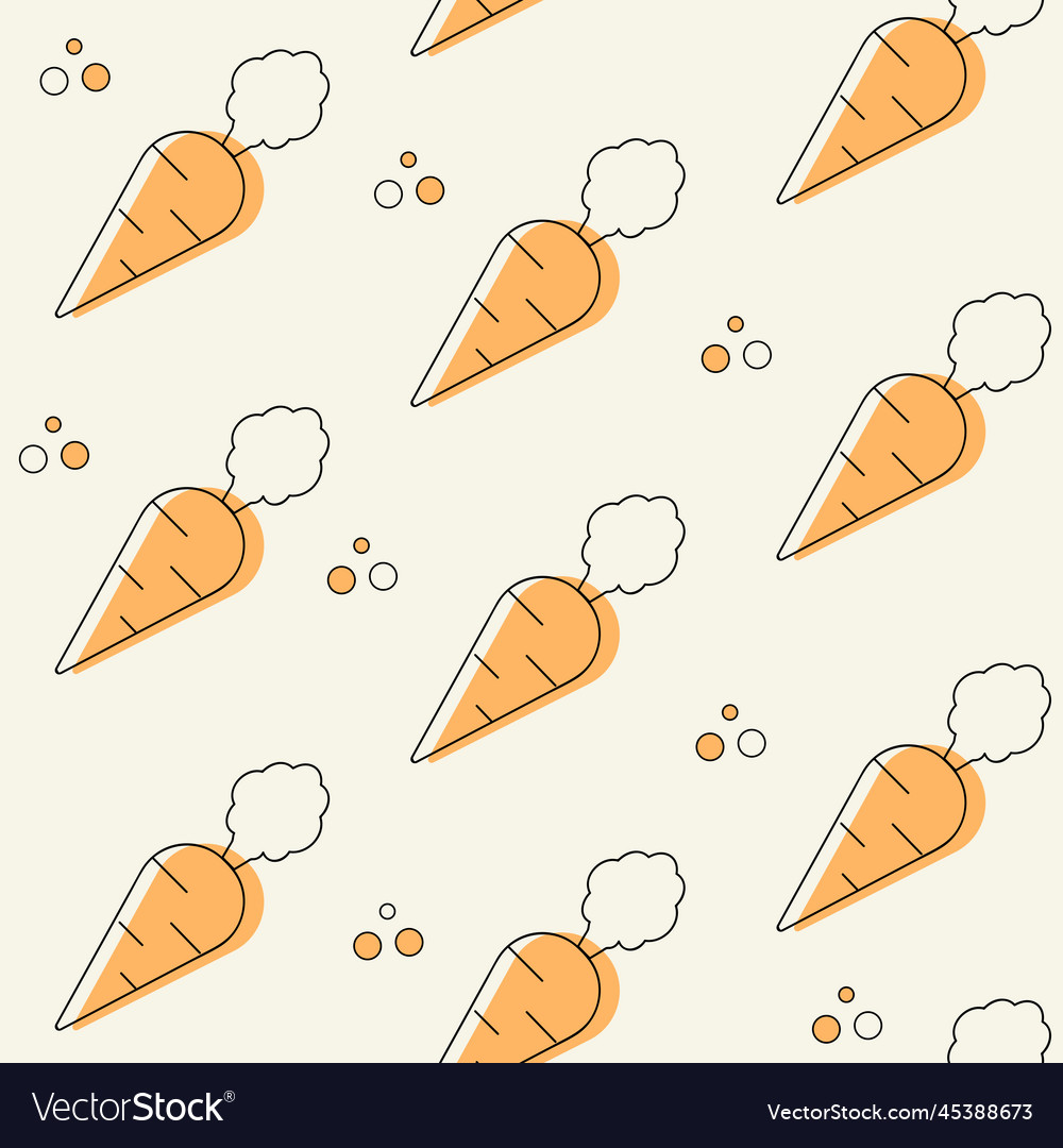 Carrot Flat Pattern - Seamless