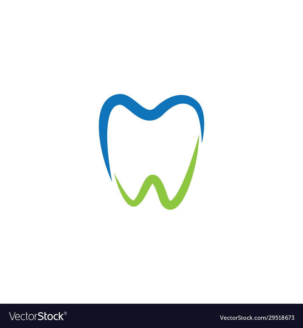 Dental logo icon Royalty Free Vector Image - VectorStock