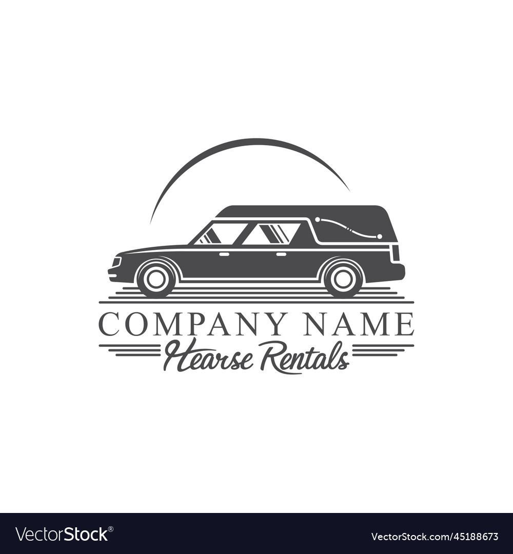 Hearse logo Royalty Free Vector Image - VectorStock