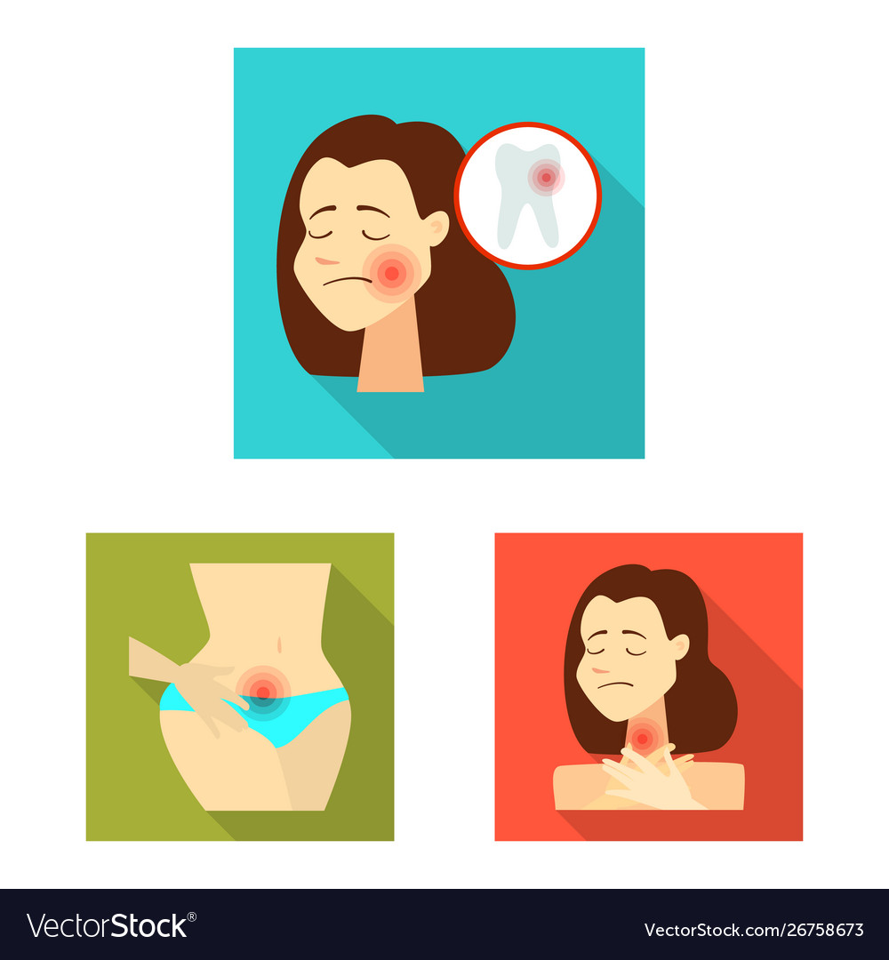 Isolated object damage and wound icon set
