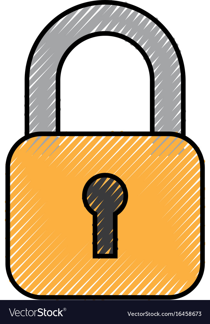 Safe secure padlock icon