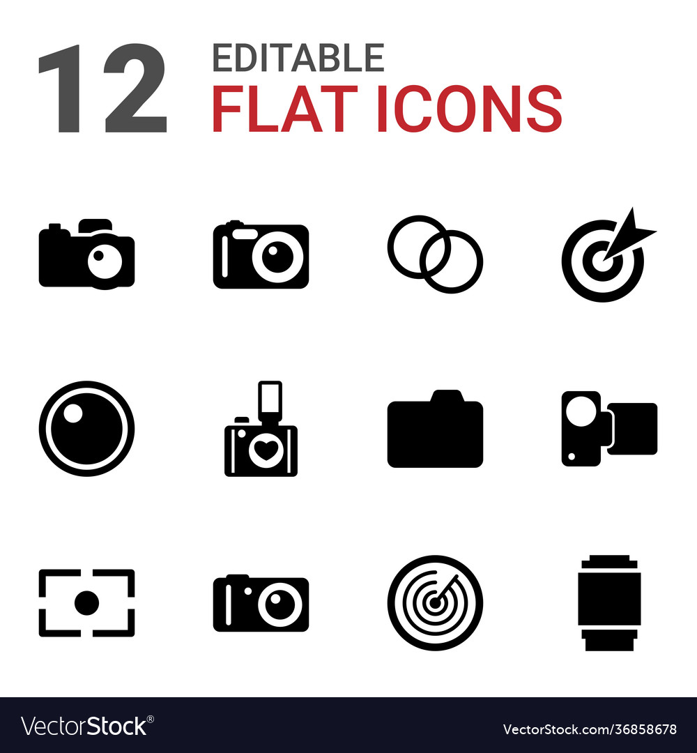 12 objective icons