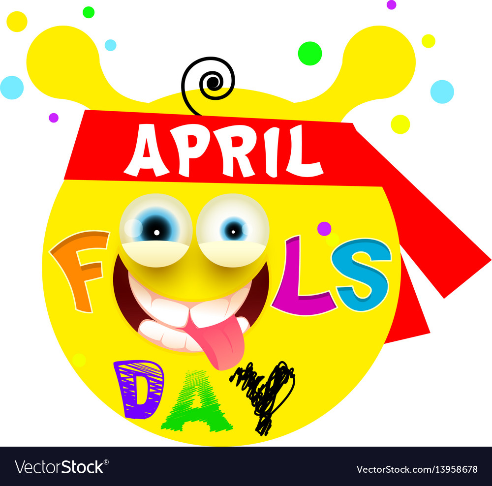 April fools day yellow funny smile