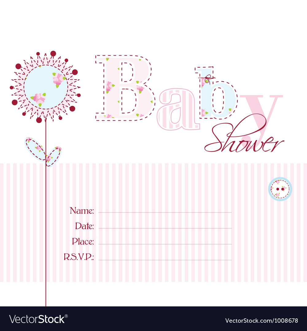 Baby shower card