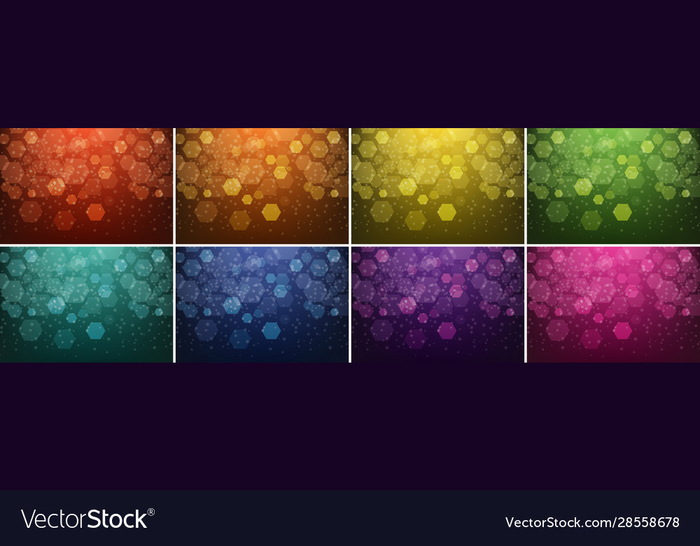 Background design with hexagon patterns