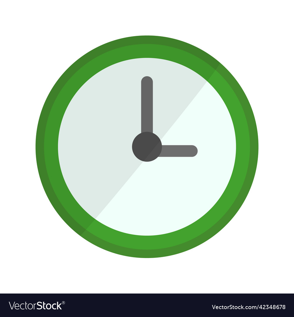 Clock icon of time and timer Vector Image Clock icon of time and timer