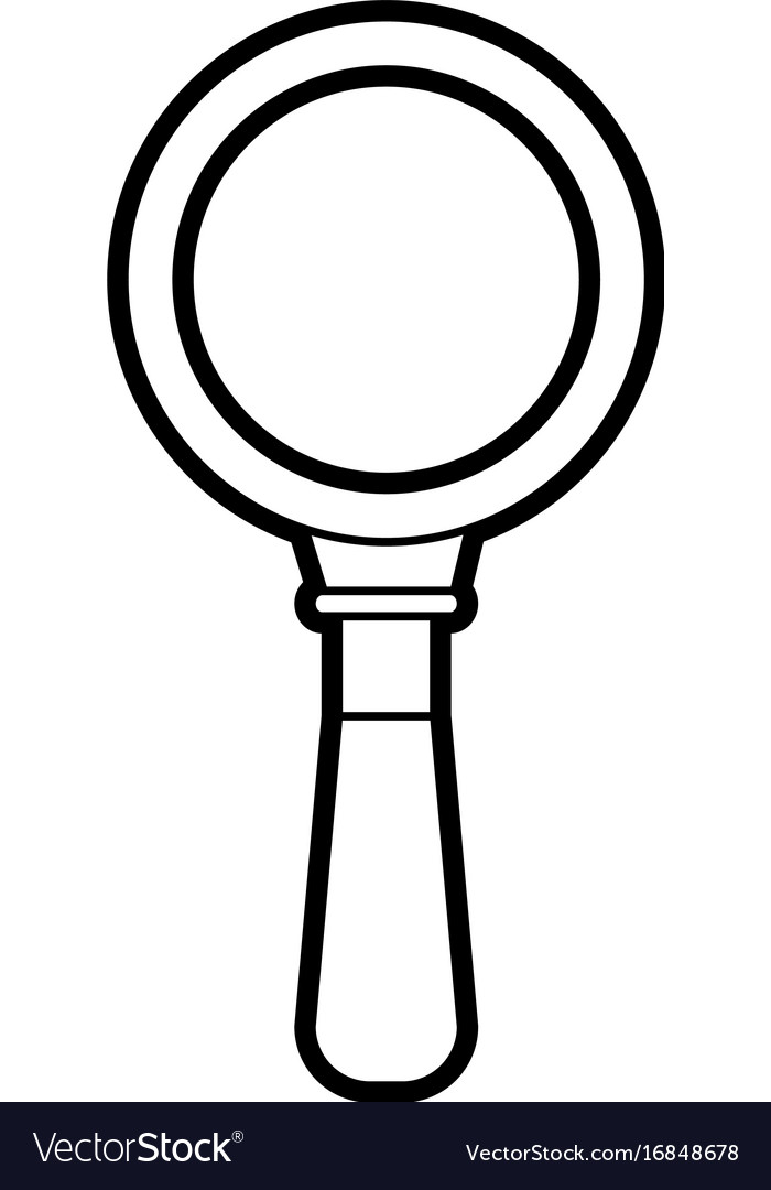 Magnifying glass Royalty Free Vector Image - VectorStock