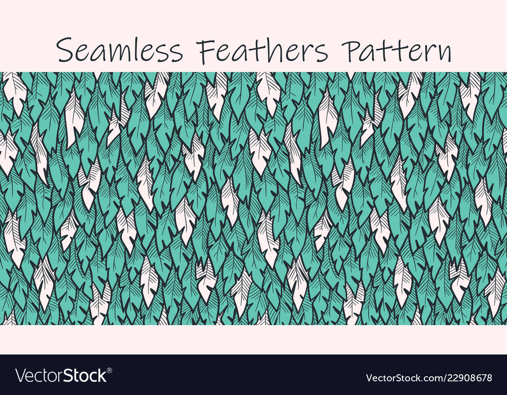 Plumage pattern white feathers on a background