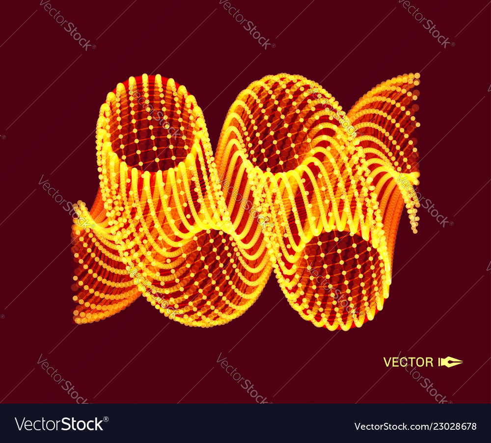 Spiral connection structure abstract grid design Vector Image Spiral connection structure abstract grid design