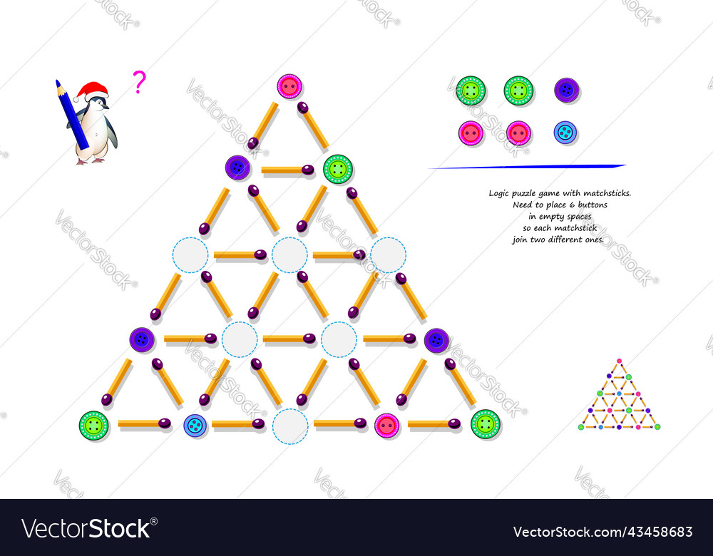 Matchstick Logic Puzzle - Spatial Reasoning