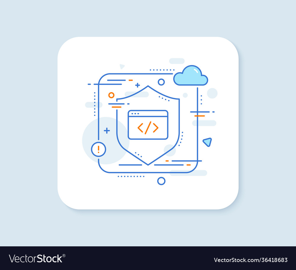 Seo Script Zeile Symbol Web-Programmierzeichen vector image Seo Script Zeile Symbol Web-Programmierzeichen