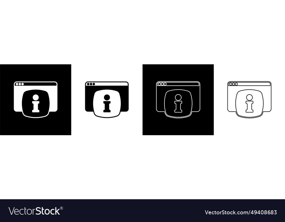 Set computer monitor with text faq information