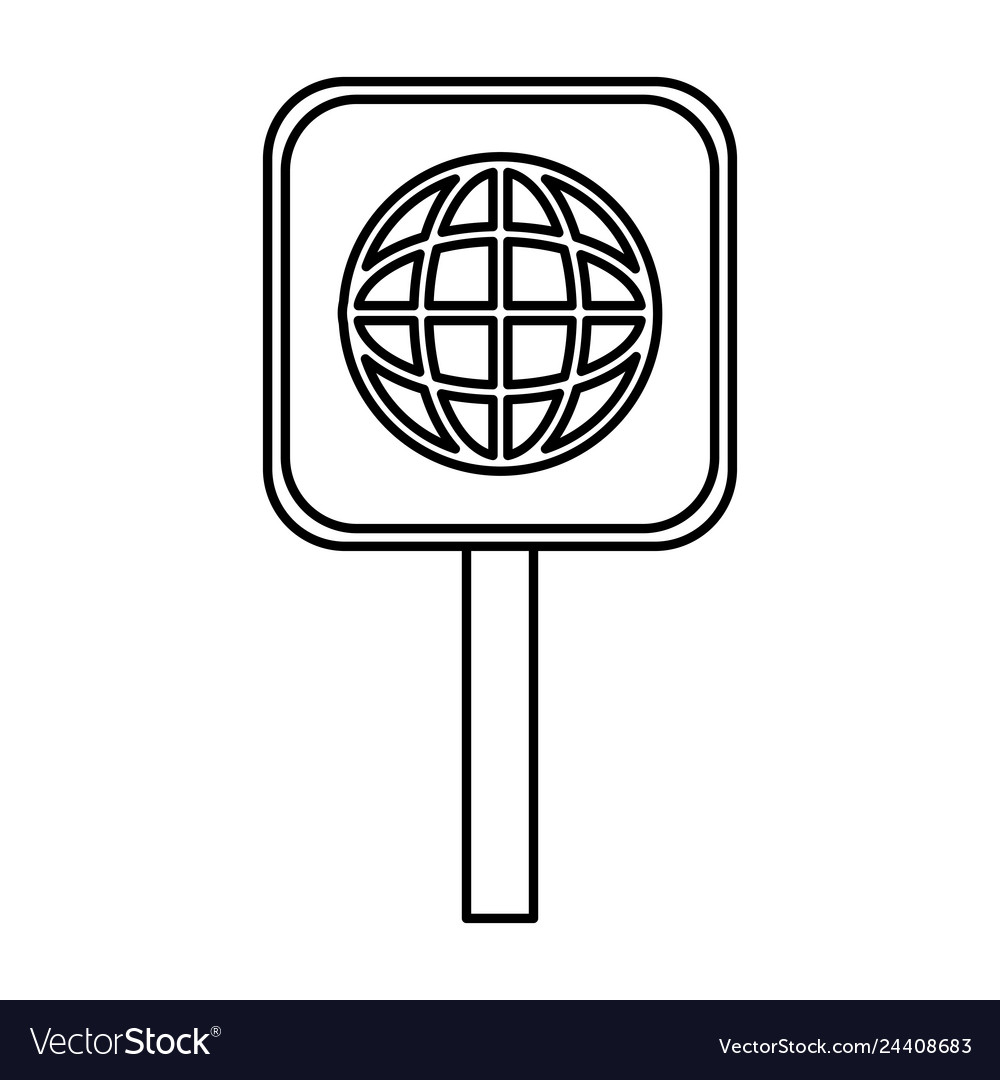 Signal with sphere planet browser