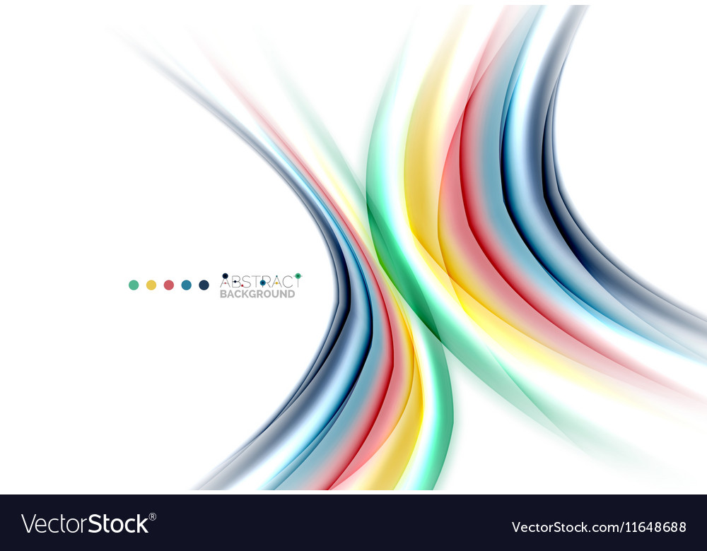 Abstract wave template Royalty Free Vector Image