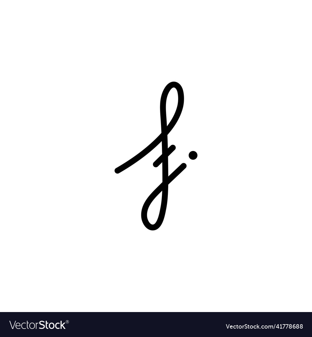 F initial signature