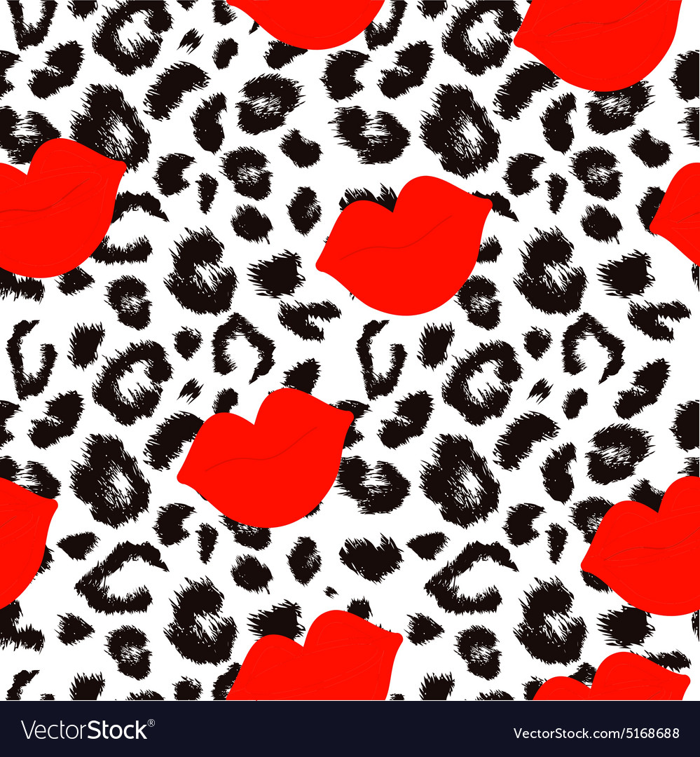 Leopard print pattern repeating seamless