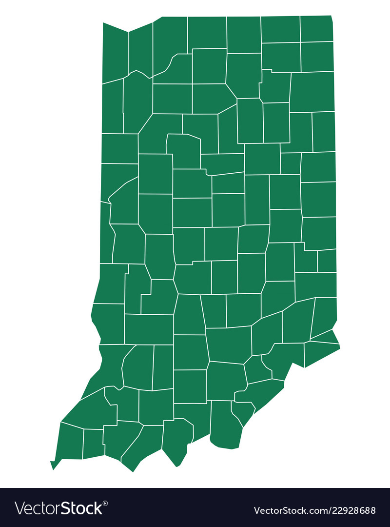 Landkarte von Indiana