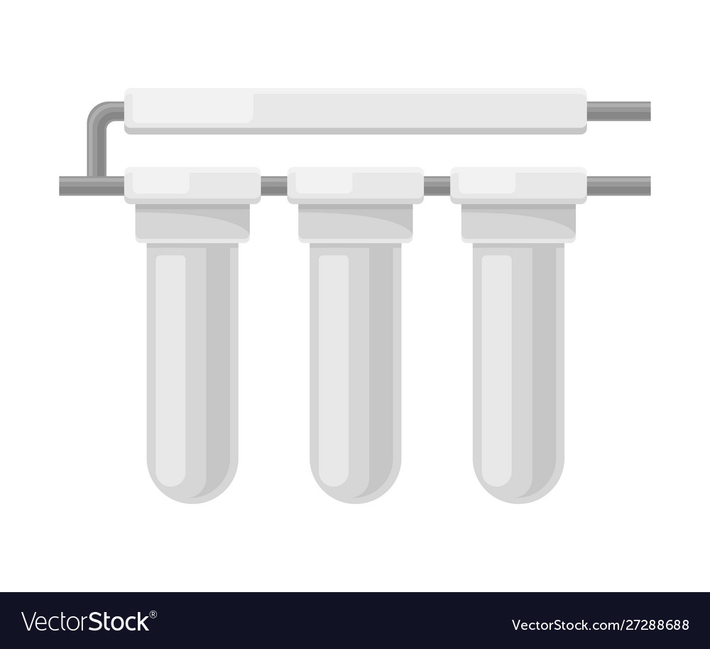 Modern reverse osmosis system of water filtering