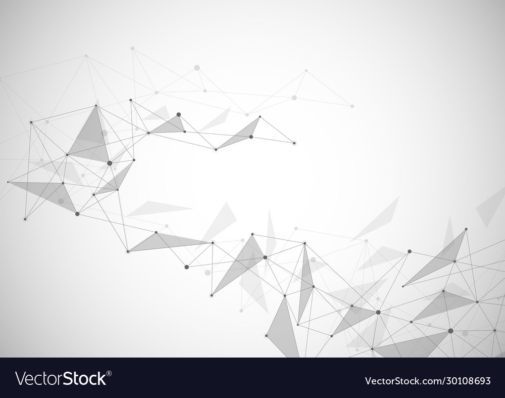 Abstract connecting dots and lines connection vector image Abstract connecting dots and lines connection
