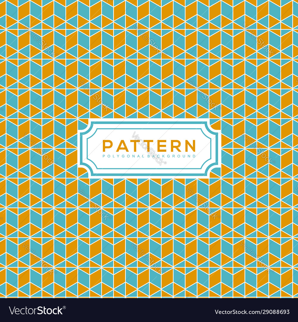 Abstract seamless pattern with triangle in blue vector image Abstract seamless pattern with triangle in blue