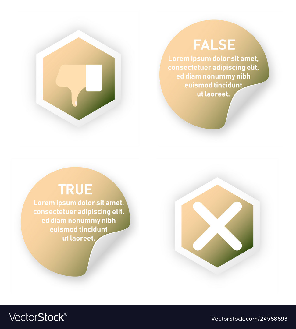 Checkmarks and X Marks
