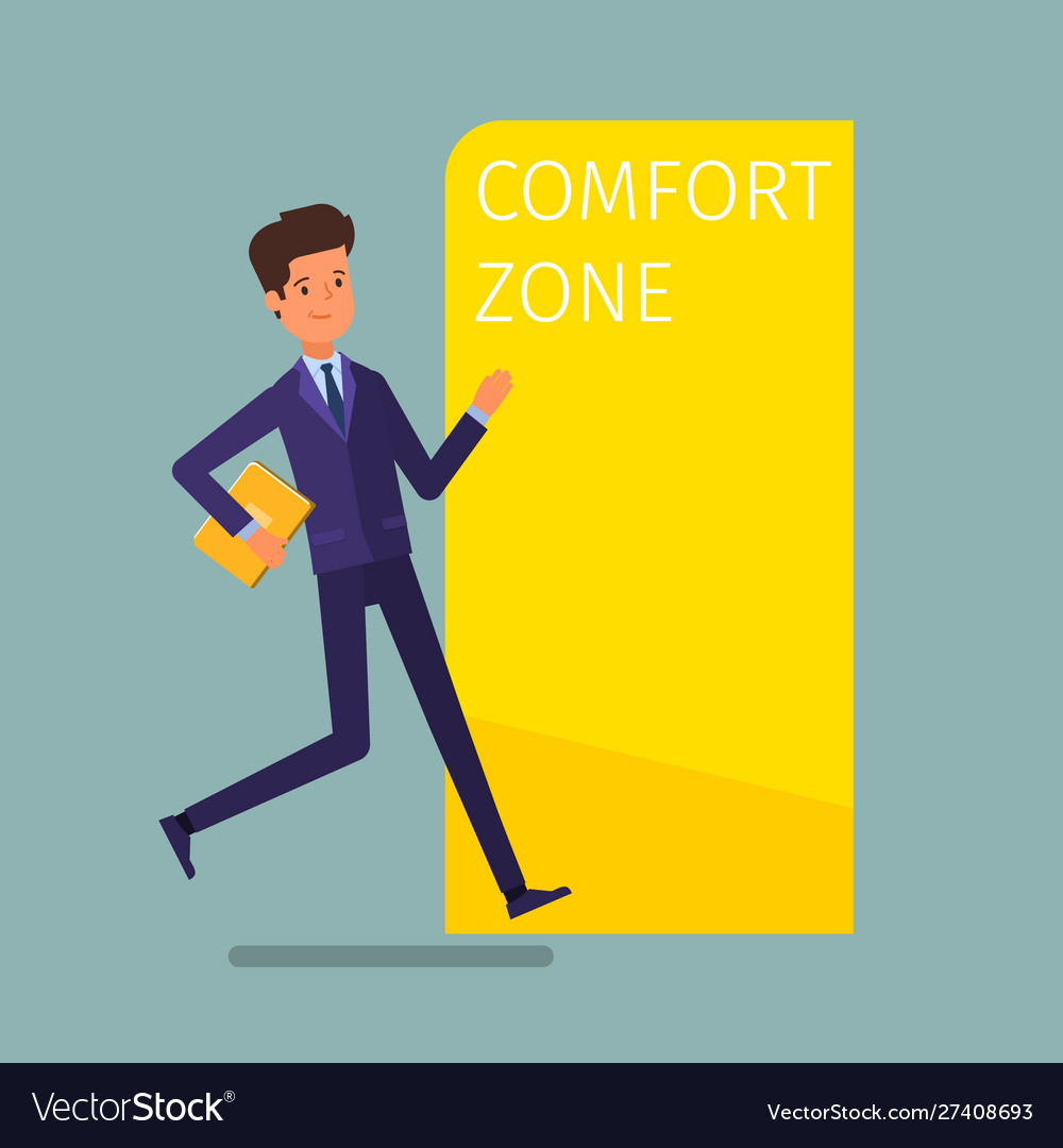 Concept comfort zone Royalty Free Vector Image