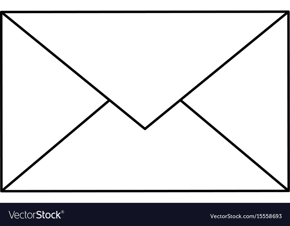 Email or mail symbol Royalty Free Vector Image