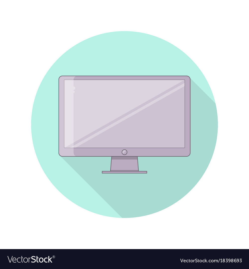 Flat monoblock monitor personal computer