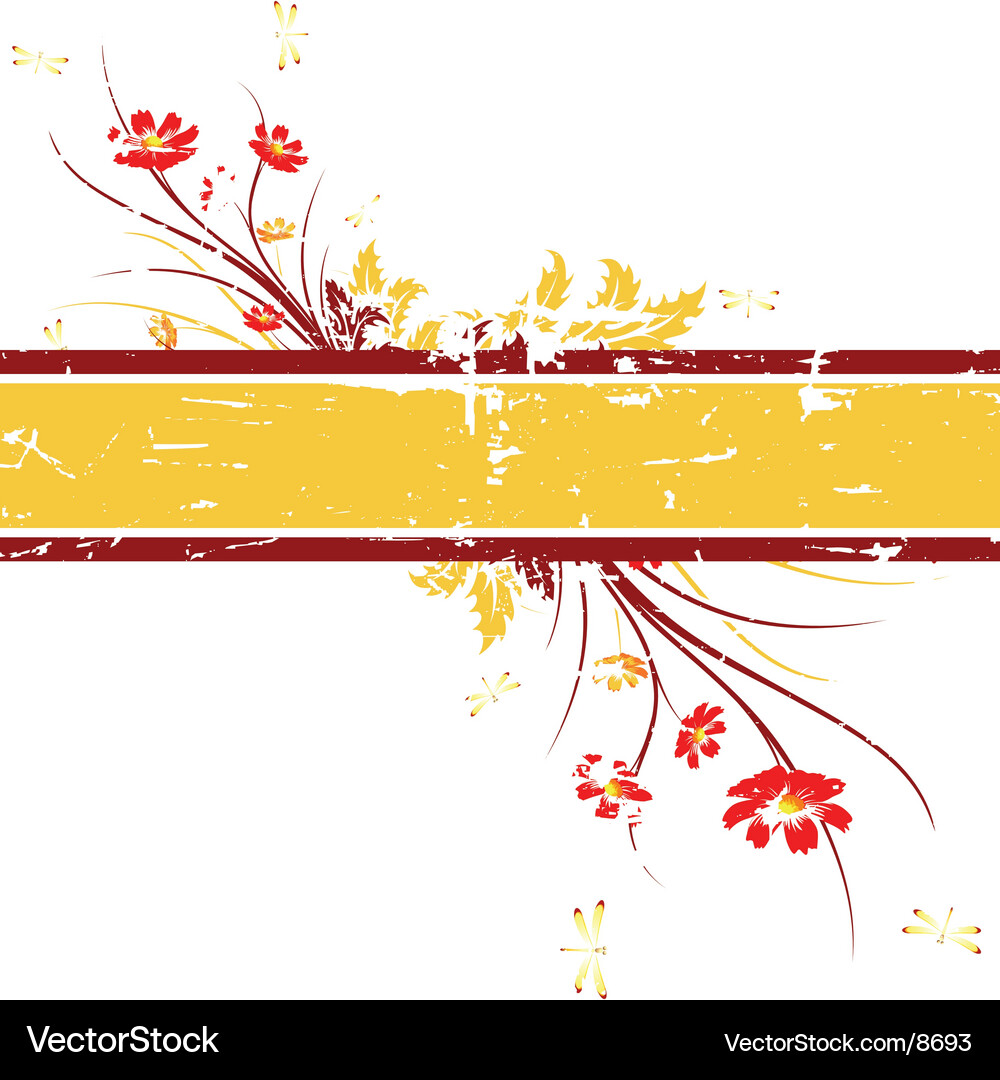 Floral Royalty Free Vector Image - VectorStock