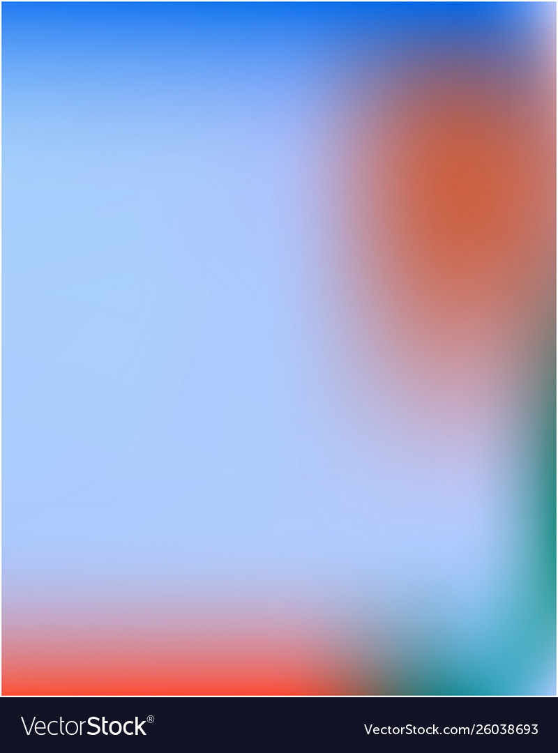 Gradient mesh painted in different colors