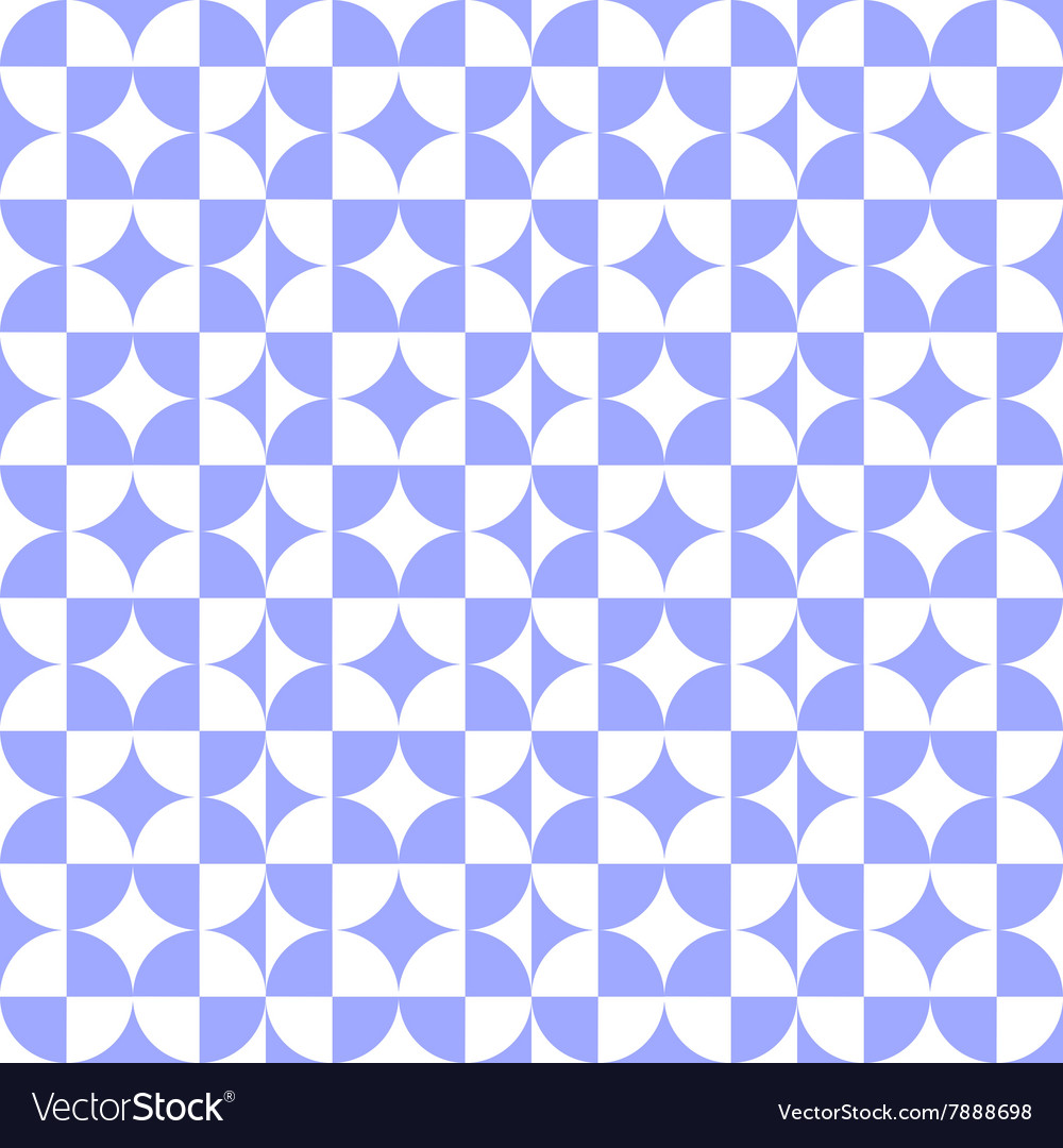 Abstract circle square pattern blue