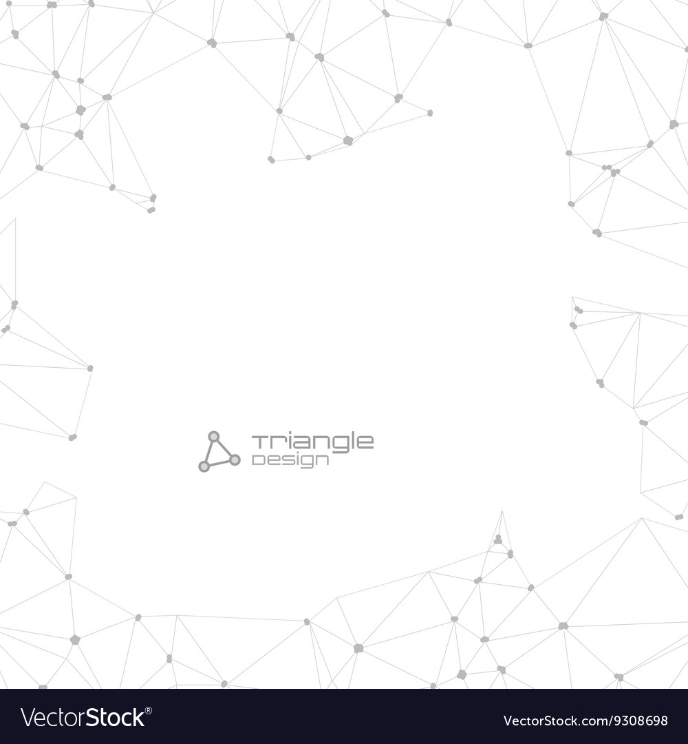 Abstract triangular background