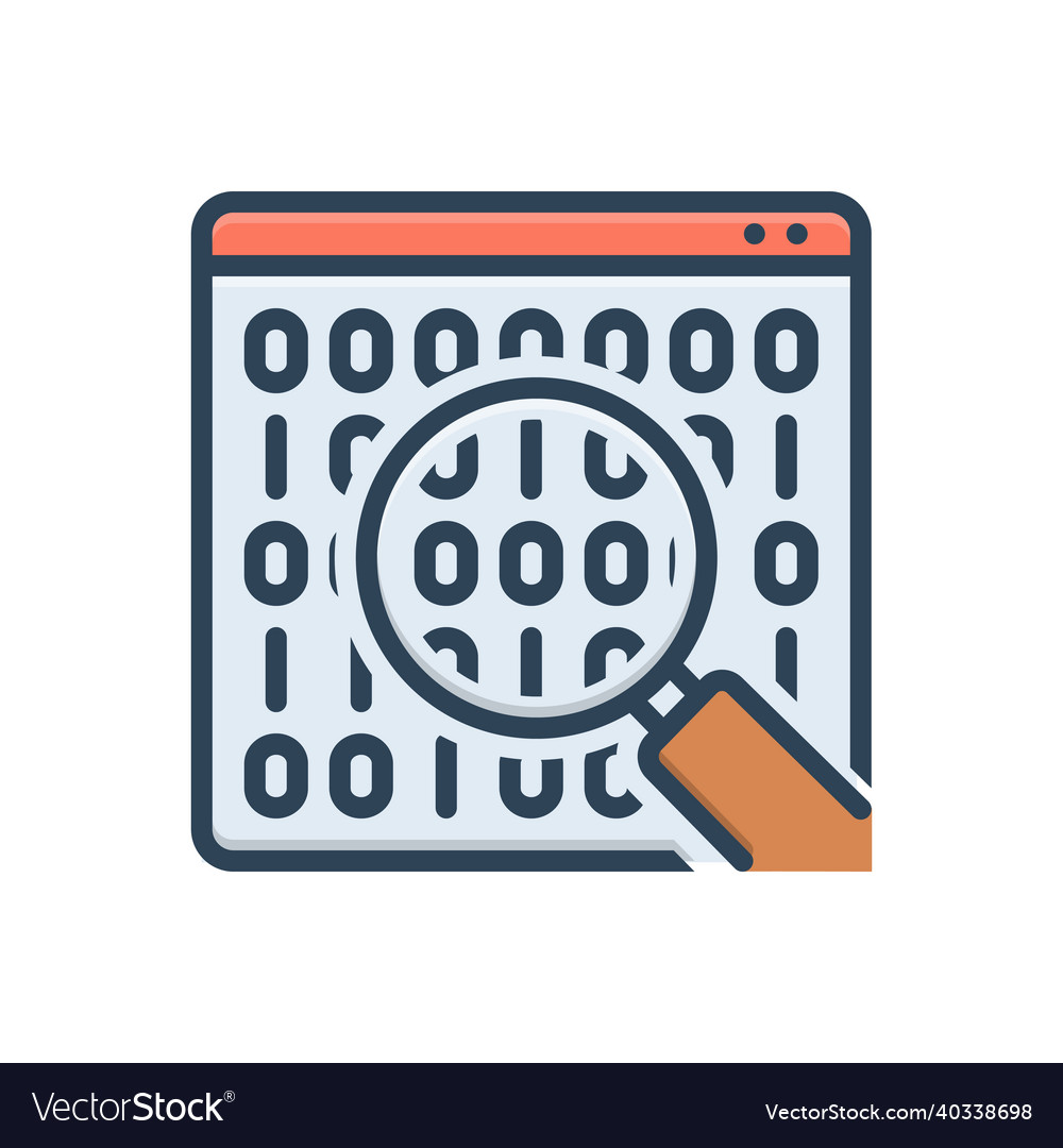 Binary data search symbol