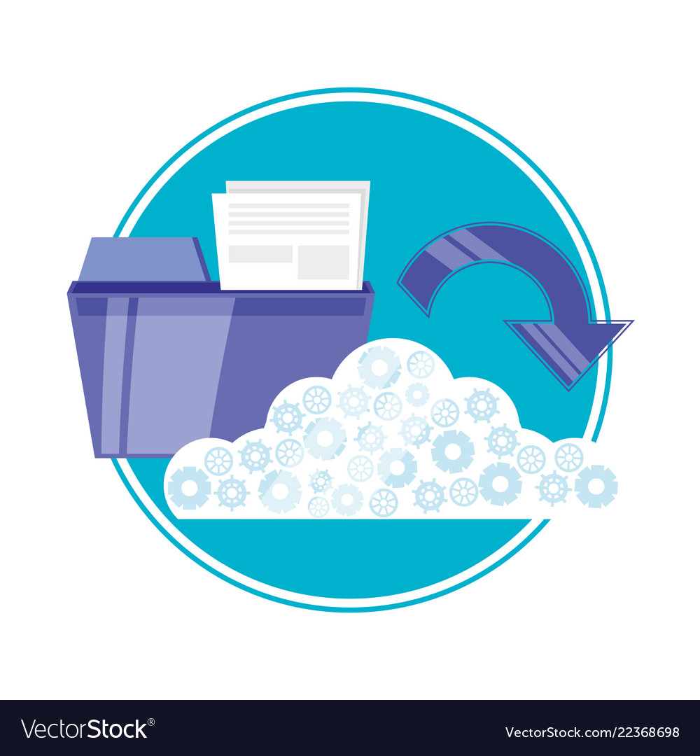 Cloud computing with documents folder