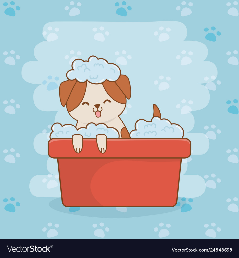 Cute little doggy mascot character Royalty Free Vector Image