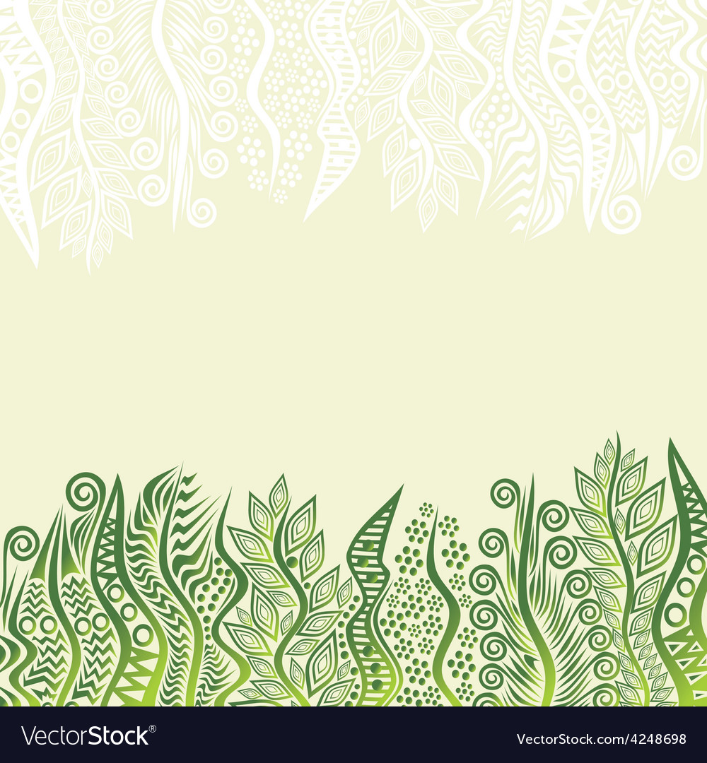 Nature green pattern background