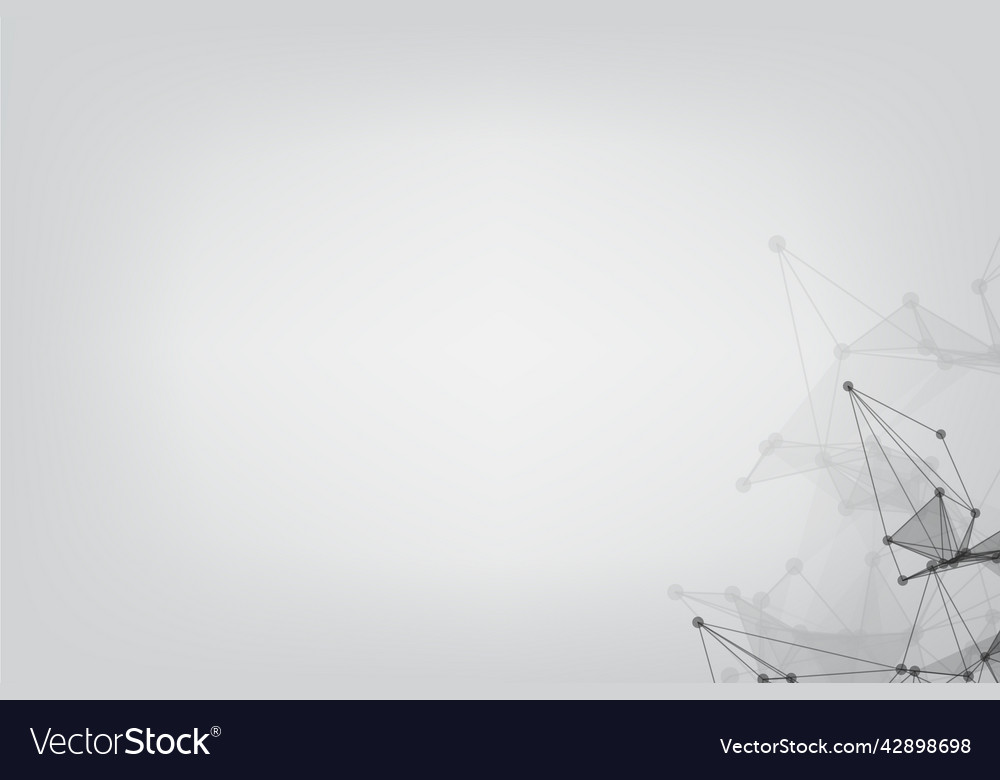 Network technology background with dots and lines vector image Network technology background with dots and lines